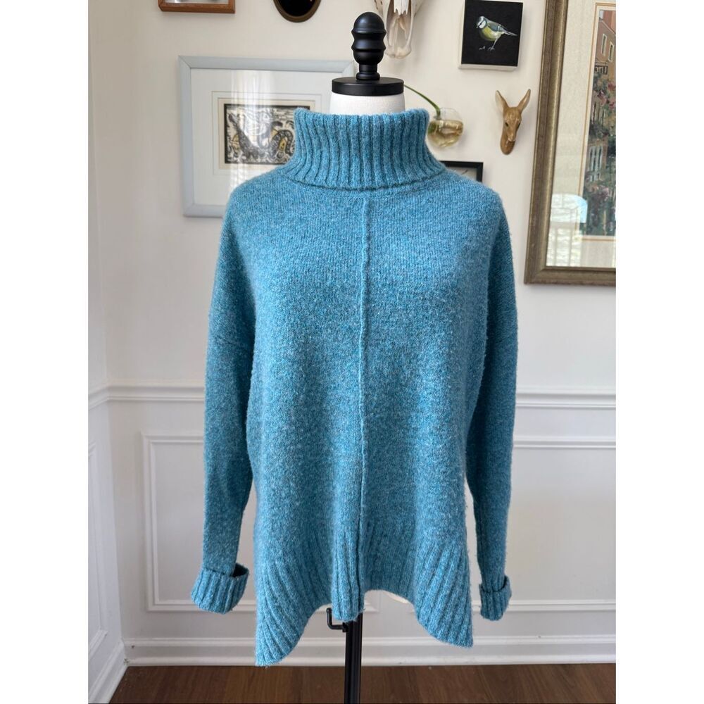 Nordstrom Signature 100% Cashmere Turtleneck Sweater M